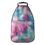 Pink And Teal Tie Dye Print Car Seat Organizers