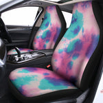 Pink And Teal Tie Dye Print Universal Fit Car Seat Covers