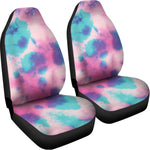 Pink And Teal Tie Dye Print Universal Fit Car Seat Covers