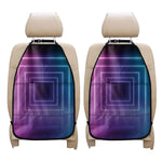 Pink And Teal Tunnel Lights Print Car Seat Organizers