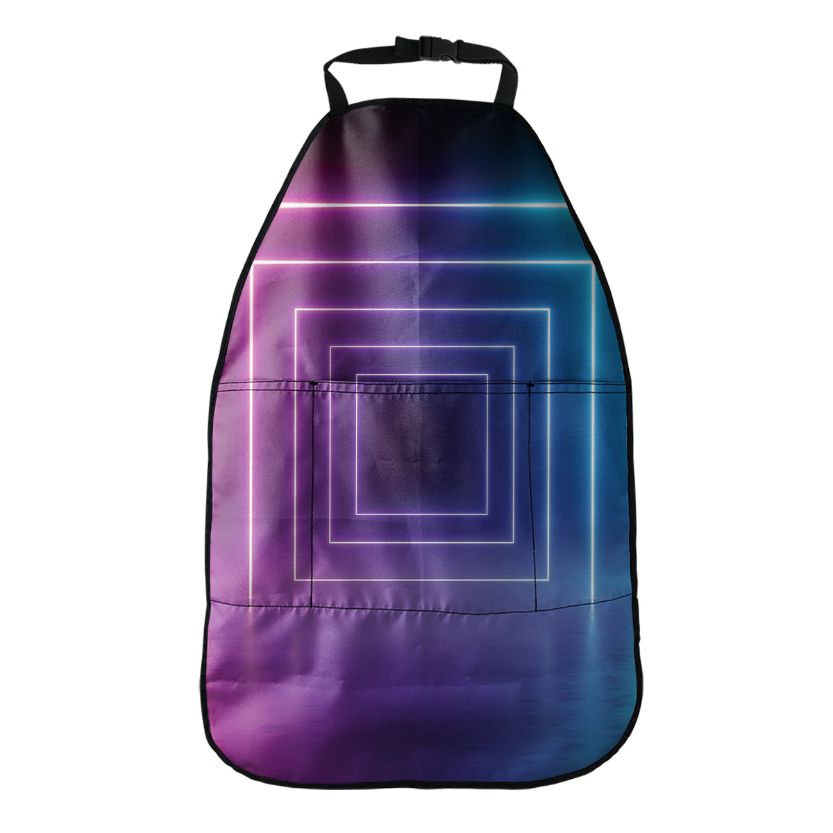 Pink And Teal Tunnel Lights Print Car Seat Organizers