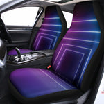 Pink And Teal Tunnel Lights Print Universal Fit Car Seat Covers