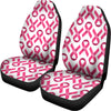 Pink And White Breast Cancer Print Universal Fit Car Seat Covers