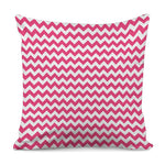 Pink And White Chevron Pattern Print Pillow Cover
