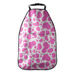 Pink And White Cow Print Car Seat Organizers