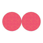 Pink And Yellow Giraffe Pattern Print Car Coasters