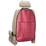 Pink And Yellow Giraffe Pattern Print Car Seat Organizers