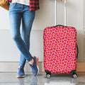Pink And Yellow Giraffe Pattern Print Luggage Cover