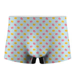 Pink And Yellow Macaron Pattern Print Men's Boxer Briefs