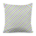 Pink And Yellow Macaron Pattern Print Pillow Cover