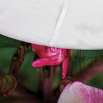 Pink And Yellow Plumeria Flower Print Sofa Cover