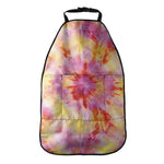 Pink And Yellow Tie Dye Print Car Seat Organizers