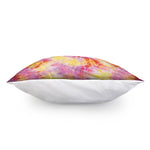 Pink And Yellow Tie Dye Print Pillow Cover
