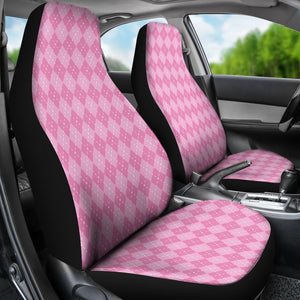 Pink Argyle Universal Fit Car Seat Covers GearFrost
