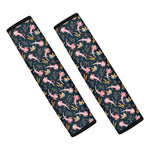 Pink Axolotl Pattern Print Car Seat Belt Covers