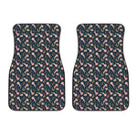 Pink Axolotl Pattern Print Front Car Floor Mats