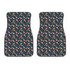 Pink Axolotl Pattern Print Front Car Floor Mats