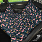 Pink Axolotl Pattern Print Pet Car Back Seat Cover