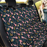 Pink Axolotl Pattern Print Pet Car Back Seat Cover