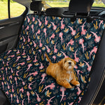 Pink Axolotl Pattern Print Pet Car Back Seat Cover