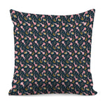 Pink Axolotl Pattern Print Pillow Cover