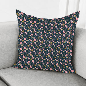 Pink Axolotl Pattern Print Pillow Cover