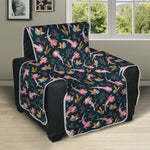 Pink Axolotl Pattern Print Recliner Protector