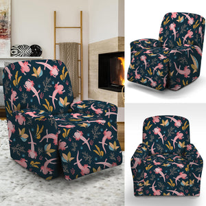 Pink Axolotl Pattern Print Recliner Slipcover