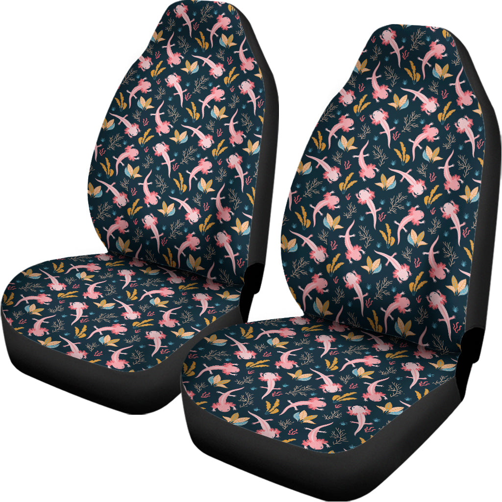 Pink Axolotl Pattern Print Universal Fit Car Seat Covers