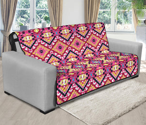 Pink Aztec Geometric Ethnic Pattern Print Futon Protector