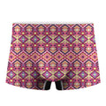 Pink Aztec Geometric Pattern Print Men's Boxer Briefs