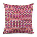 Pink Aztec Geometric Pattern Print Pillow Cover