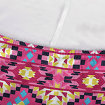 Pink Aztec Geometric Ethnic Pattern Print Sofa Cover