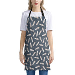 Pink Ballet Shoes Pattern Print Apron