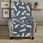 Pink Ballet Shoes Pattern Print Armchair Protector