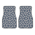 Pink Ballet Shoes Pattern Print Front Car Floor Mats