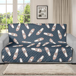 Pink Ballet Shoes Pattern Print Futon Protector