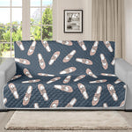 Pink Ballet Shoes Pattern Print Futon Protector