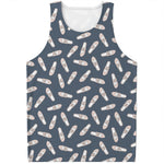 Pink Ballet Shoes Pattern Print Men's Tank Top