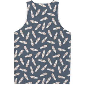 Pink Ballet Shoes Pattern Print Men's Tank Top