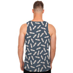 Pink Ballet Shoes Pattern Print Men's Tank Top