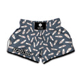 Pink Ballet Shoes Pattern Print Muay Thai Boxing Shorts