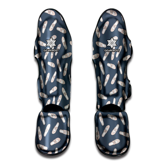 Pink Ballet Shoes Pattern Print Muay Thai Shin Guard