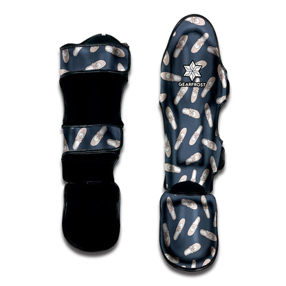 Pink Ballet Shoes Pattern Print Muay Thai Shin Guard