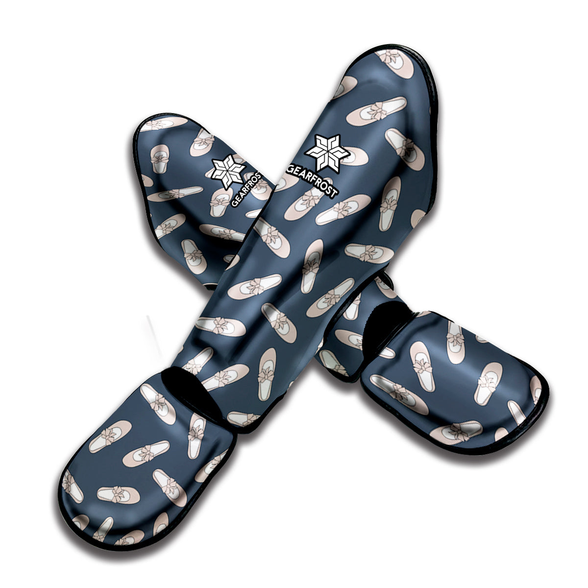 Pink Ballet Shoes Pattern Print Muay Thai Shin Guard