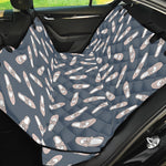 Pink Ballet Shoes Pattern Print Pet Car Back Seat Cover