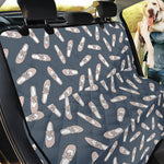 Pink Ballet Shoes Pattern Print Pet Car Back Seat Cover