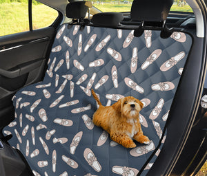 Pink Ballet Shoes Pattern Print Pet Car Back Seat Cover