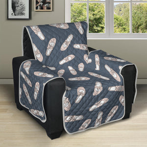 Pink Ballet Shoes Pattern Print Recliner Protector