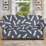 Pink Ballet Shoes Pattern Print Sofa Protector